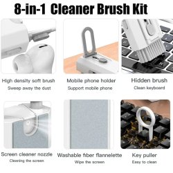 کیت تمیز کننده 8 کاره Multifunction